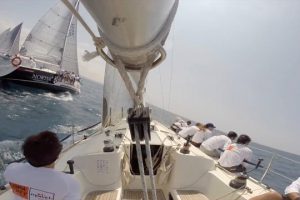 Sailing regata. segundo día Copa del Rey.