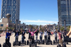 Una caza del tesoro para Nike con segways, diversión, tapas y desafíos